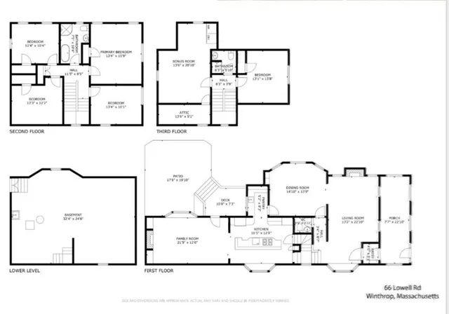 $1,150,000 | 66 Lowell Road, Winthrop, MA 02152