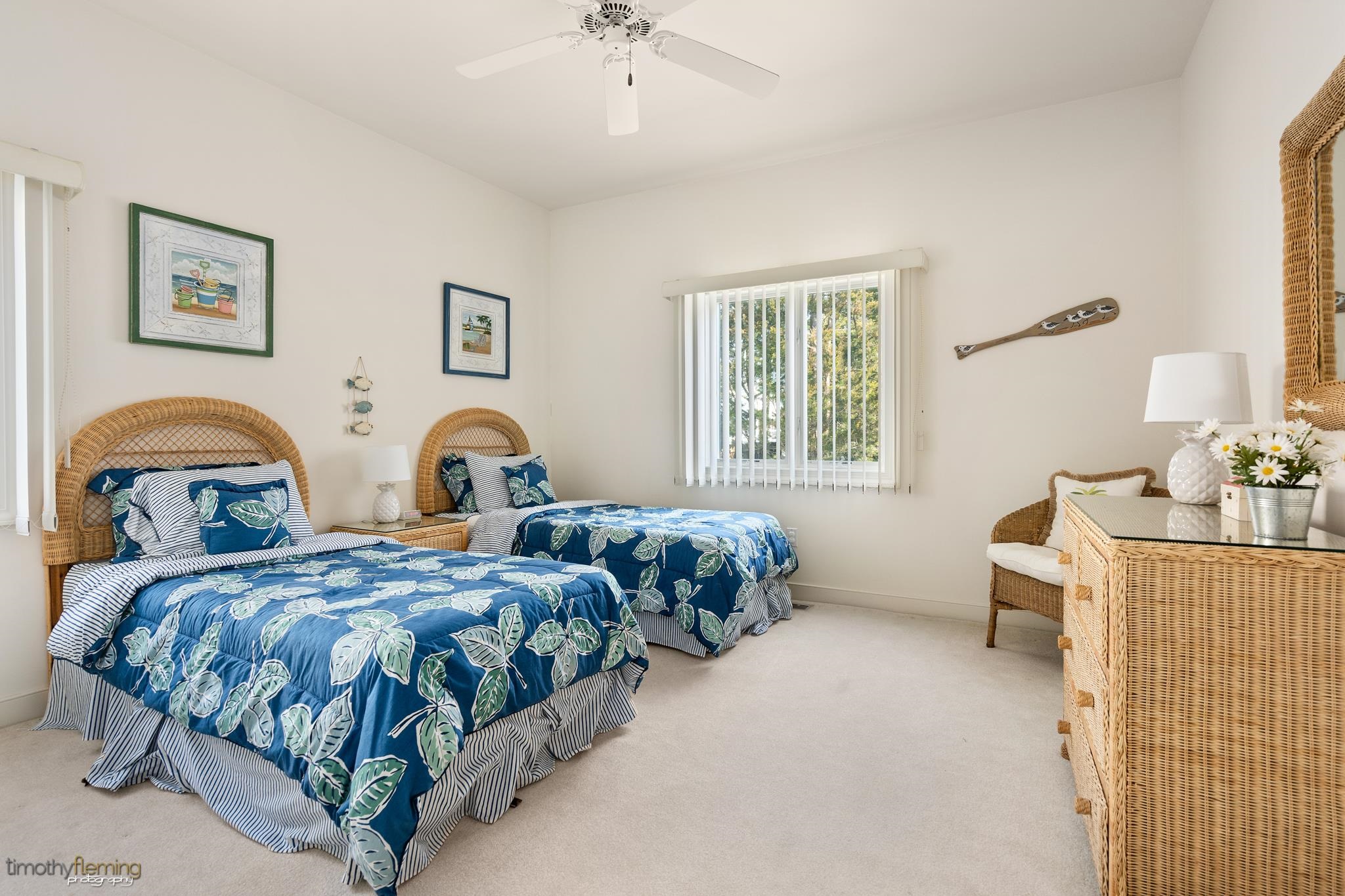13 12th Street Avalon, NJ 08202 - Photo 16 of 24 a bedroom with two beds and a table