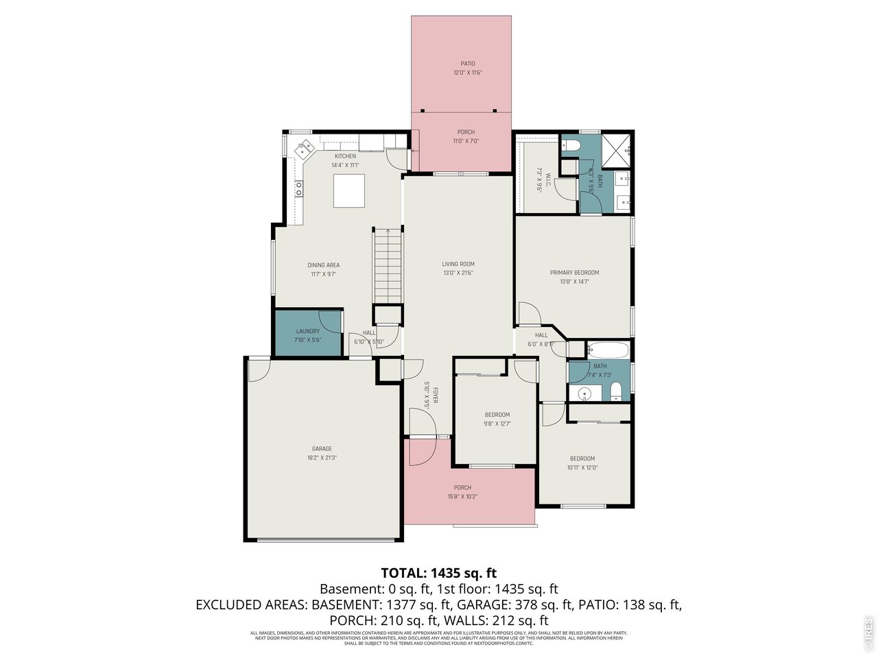 7347 Atlantis Street Wellington, CO 80549 - Photo 23 of 23 Main level floorplan