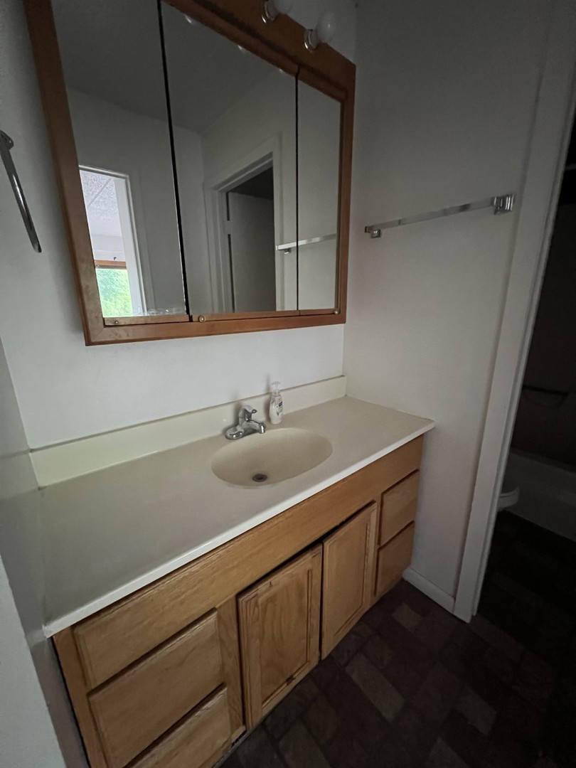 410 Kenneth Circle Elgin, IL 60120 - Photo 11 of 15 a bathroom with a sink and a mirror