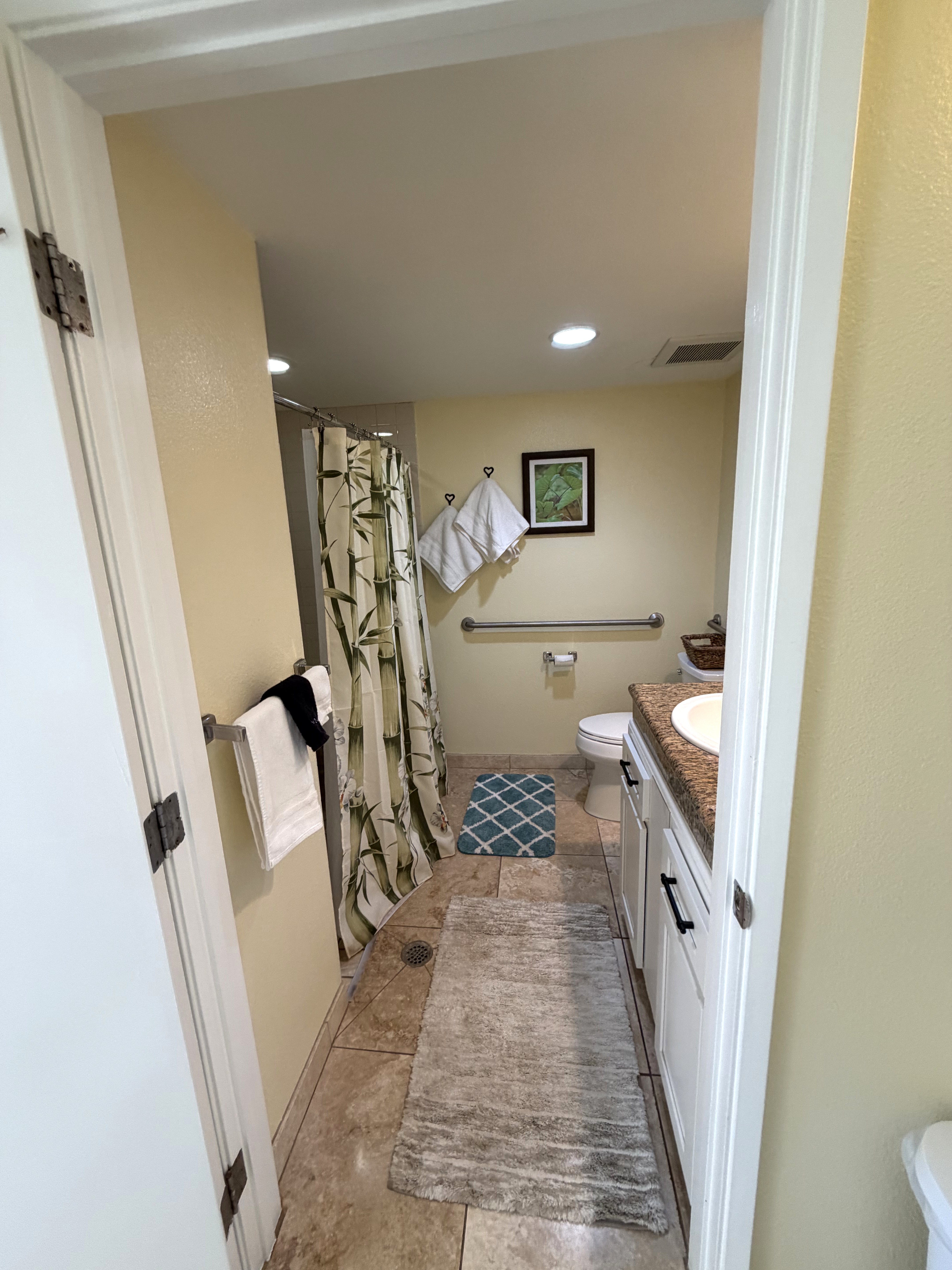 440 Aleka Place, Unit 156 Kapaa, HI 96746 - Photo 11 of 27 a bathroom with sink a toilet and a shower