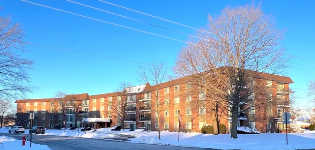 a view of a tall building