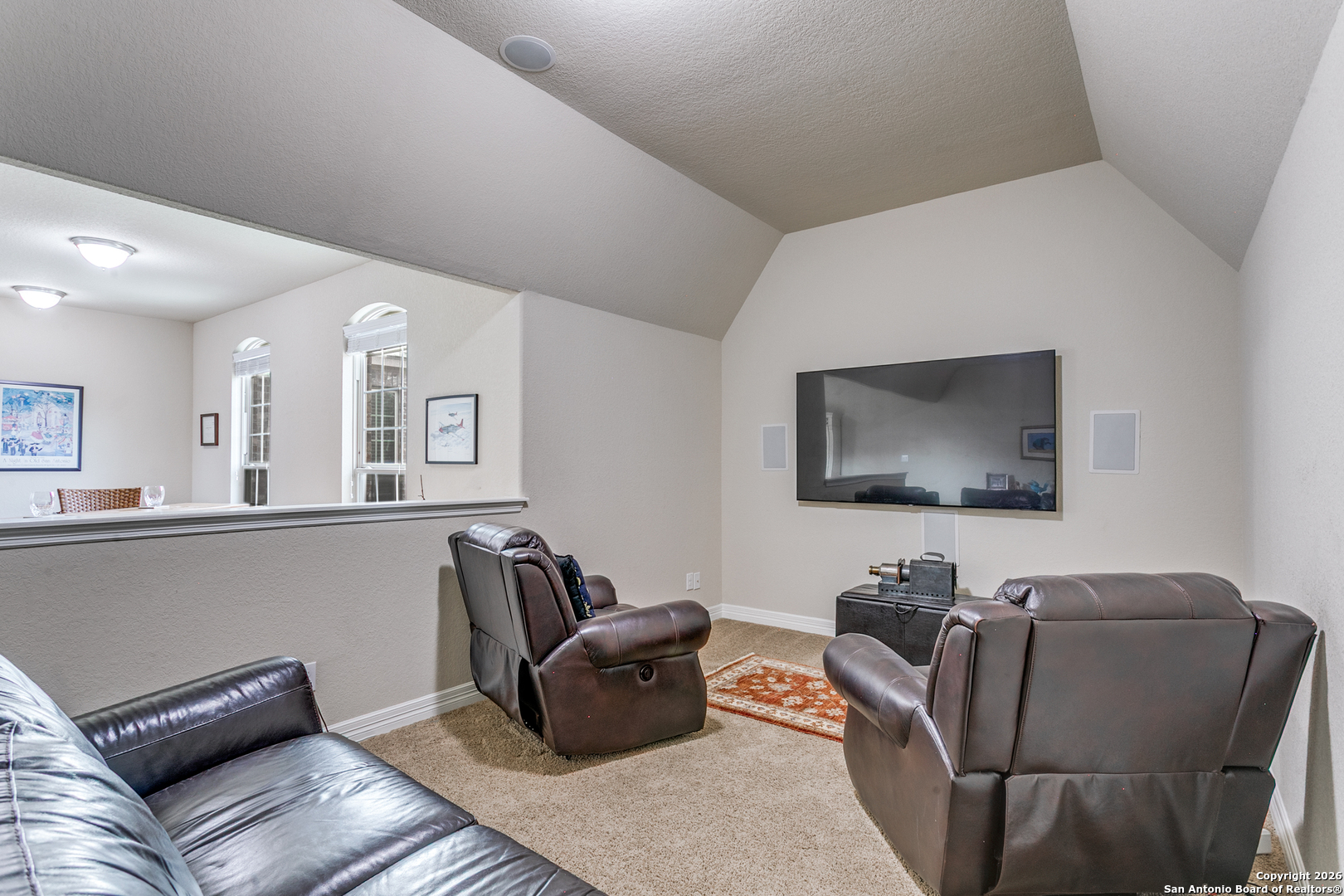 701 Morningside Drive Terrell Hills, TX 78209 - Photo 29 of 47 a living room with furniture and a flat screen tv