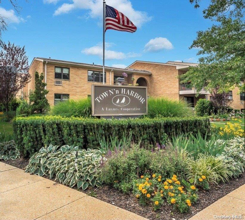 a sign on the side of a building