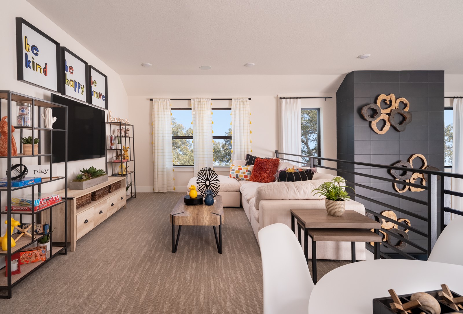 2002 Clearlight Lane Georgetown, TX 78633 - Photo 15 of 30 a living room with furniture and a flat screen tv
