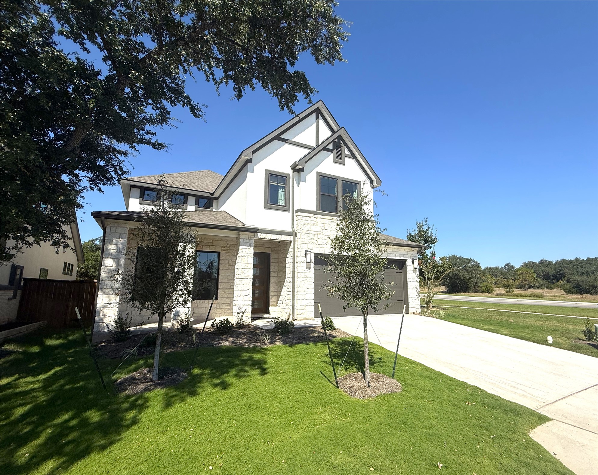 2002 Clearlight Lane Georgetown, TX 78633 - Photo 2 of 30 a view of a house with backyard and a tree