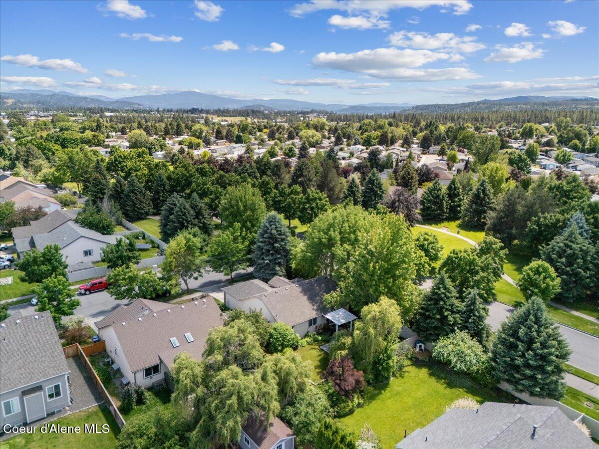 5765 North Carlisle Road Coeur D'Alene, ID 83815 - Photo 58 of 62 58-Aerial Back of Home