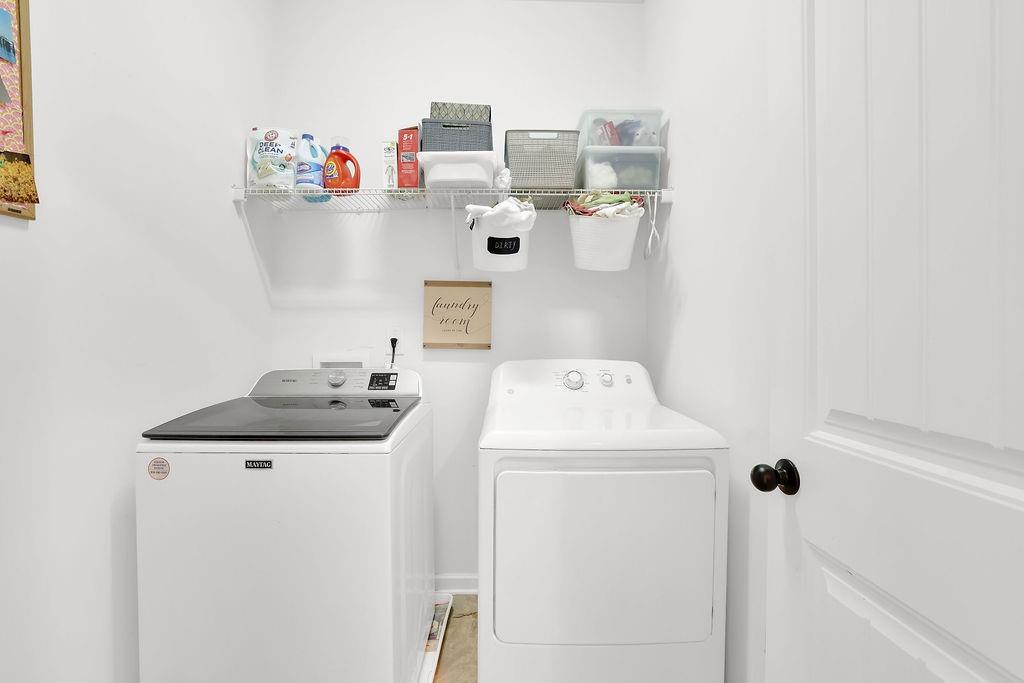 288 Valley Crossing Canton, GA 30114 - Photo 22 of 22 a utility room with dryer and washer