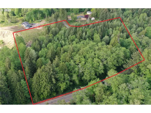 a view of a lush green field