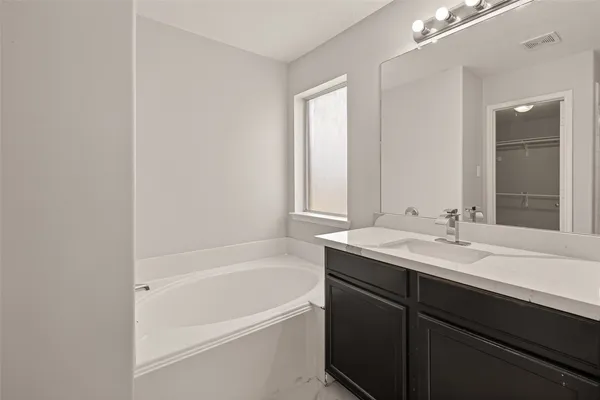 a bathroom with a sink and a bathtub