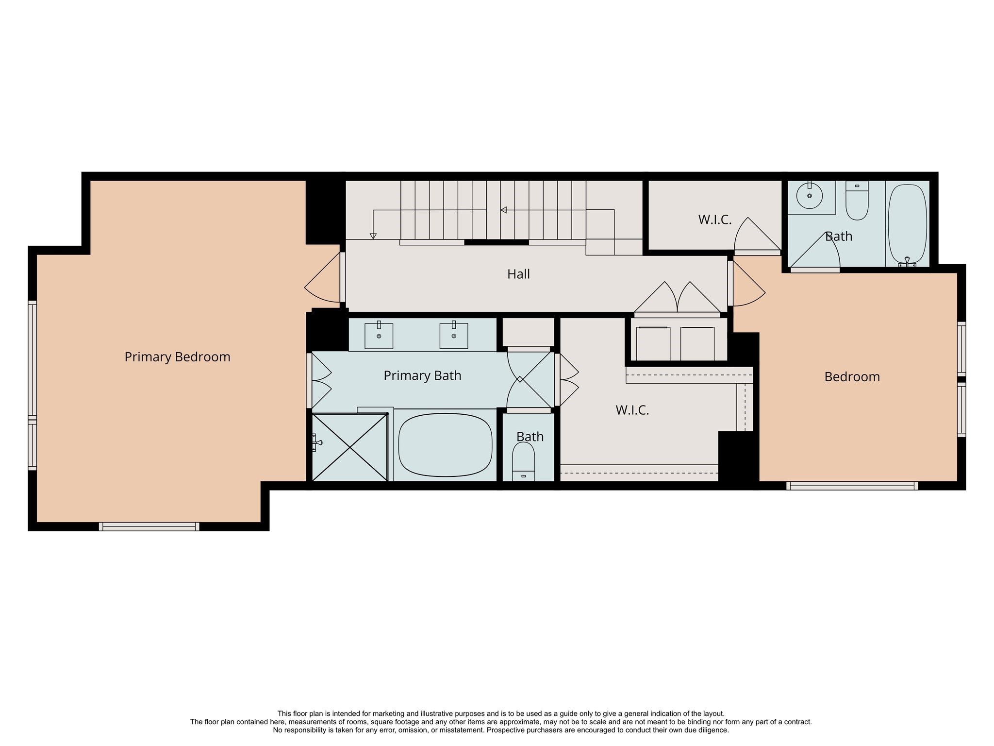 4417 Eli Street Houston, TX 77007 - Photo 24 of 24 The floor plan is intended for illustrative purposes and is to be used as a guide to give a general indication of the layout. Buyer to verify.