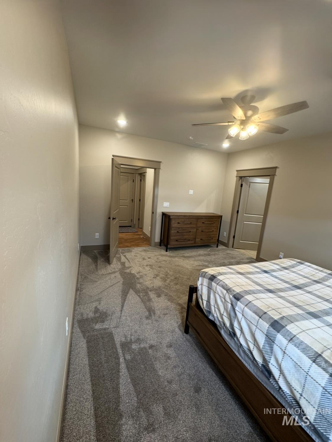 1346 Zephlyn Street Twin Falls, ID 83301 - Photo 14 of 34 Carpeted bedroom featuring ceiling fan and recessed lighting