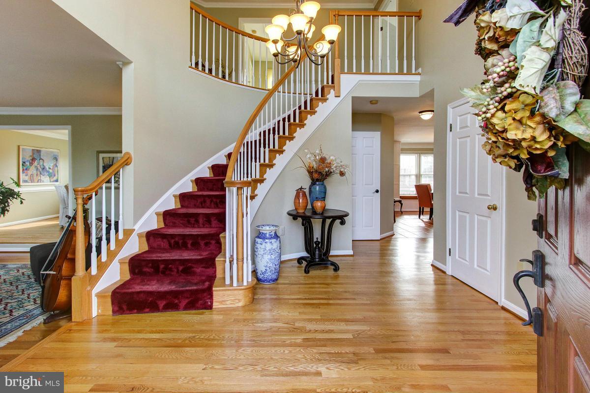 1418 Atwood Road Silver Spring, MD 20906 - Photo 2 of 29 Entrance Foyer w/Stately Curved Staircase