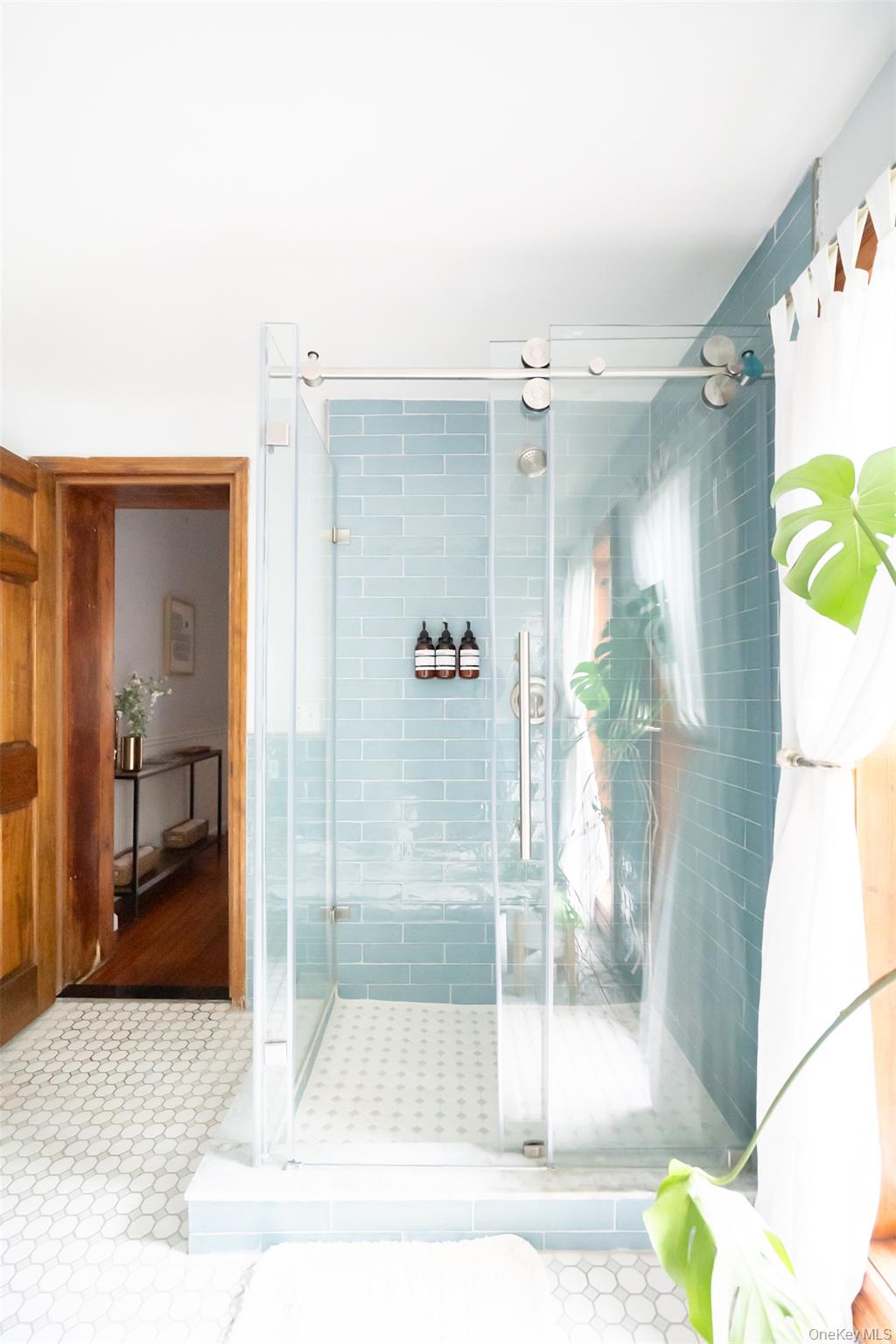 175 Liberty Street Newburgh, NY 12550 - Photo 31 of 50 a bathroom with a shower and a sink