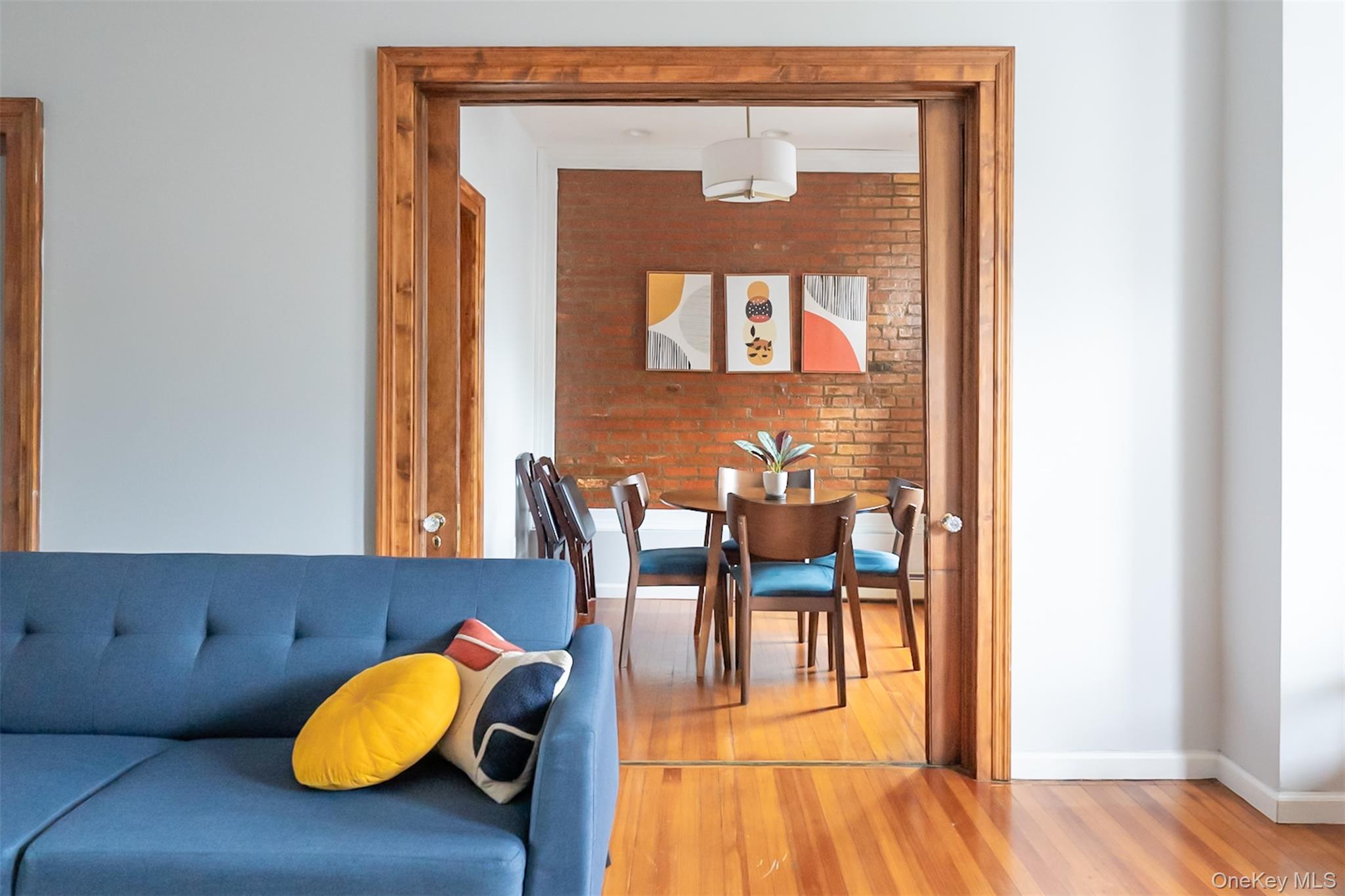 175 Liberty Street Newburgh, NY 12550 - Photo 33 of 50 a view of a dining room with furniture and wooden floor