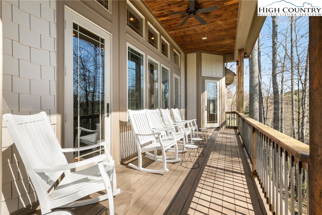 46 North Ridge Lane Newland, NC 28657 - Photo 19 of 46 a view of balcony with chairs