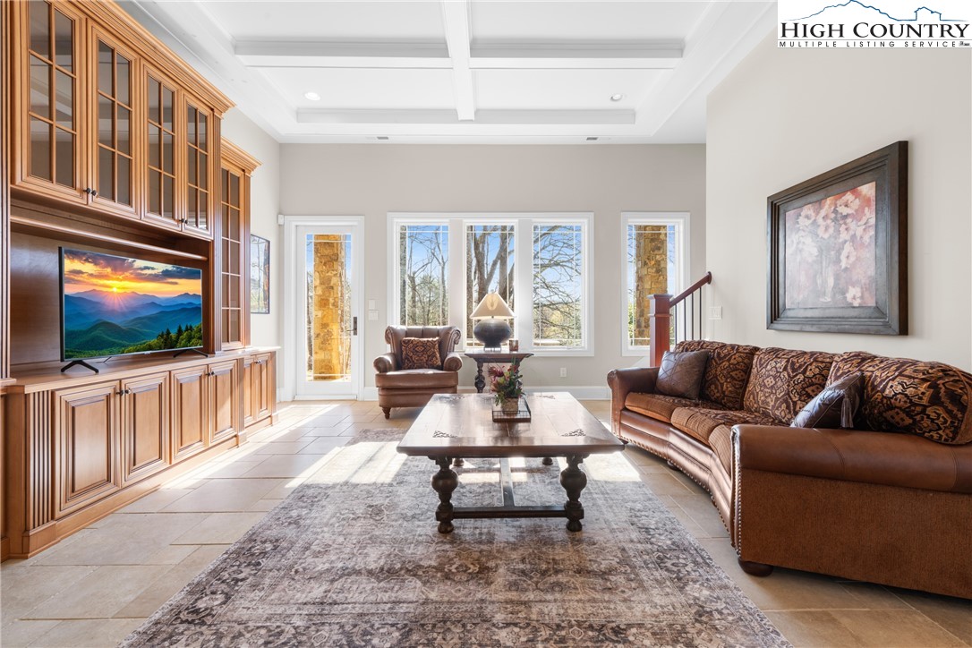 46 North Ridge Lane Newland, NC 28657 - Photo 28 of 46 a living room with furniture and a flat screen tv