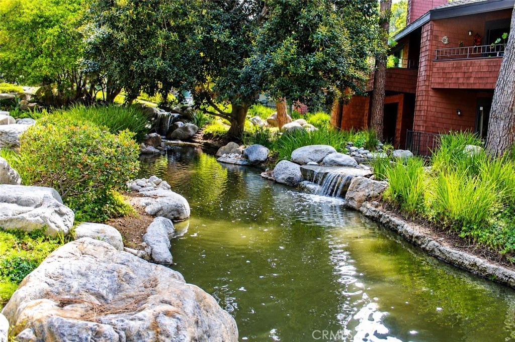 380 South Prospectors Road, Unit 91 Diamond Bar, CA 91765 - Photo 12 of 17 Water features running throughout common areas.
