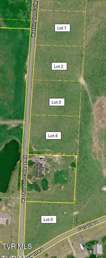 Lot 8 Ward Rowe Road, Unit 8 Limestone, TN 37681 - Photo 12 of 12 Plat - Washington College and Jarrett Rd