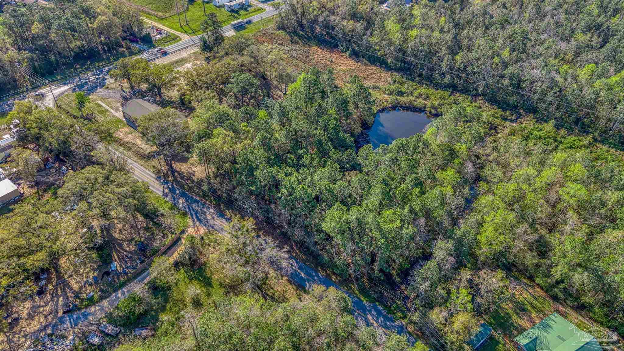 0 Guernsey Road Pace, FL 32571 - Photo 21 of 23 a view of a house with a lush green forest
