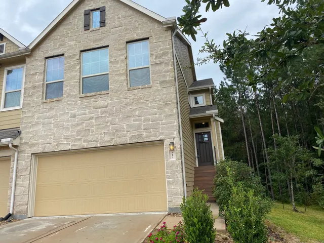 a brick building with a large windows