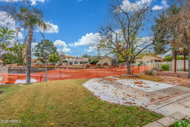 a view of a house with a patio