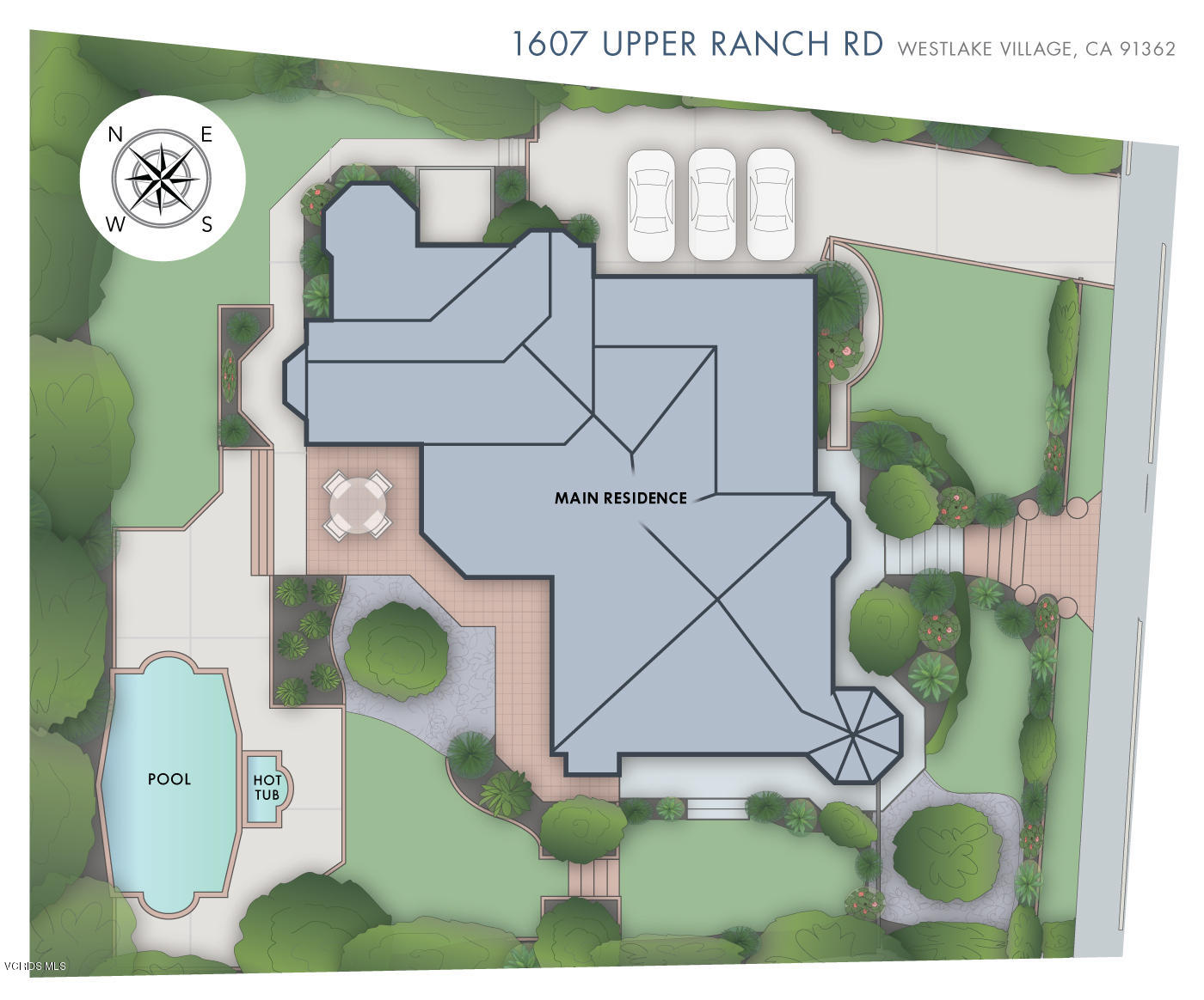 1607 Upper Ranch Road Westlake Village, CA 91362 - Photo 56 of 58 1607upperranch_sitemap1-wTitle