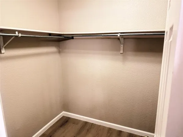 a close up view of racks on the wall