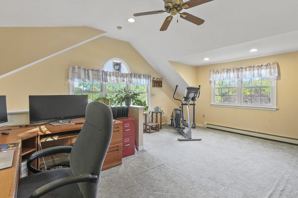 4 Jonathans Way Upton, MA 01568 - Photo 25 of 35 a view of a workspace with furniture and a window