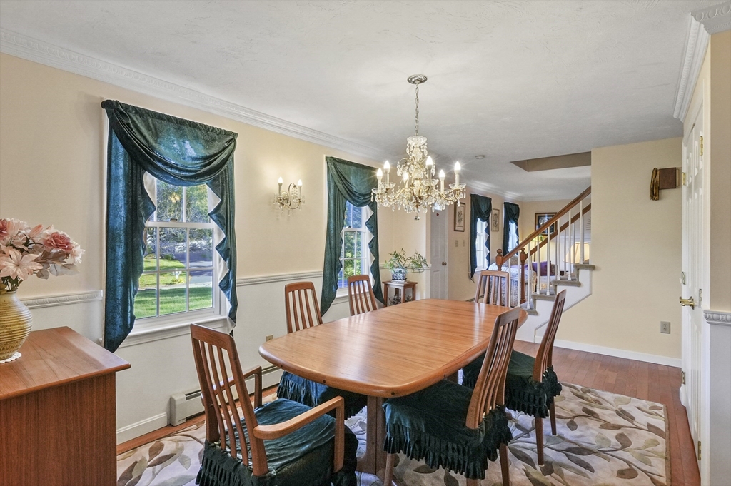 4 Jonathans Way Upton, MA 01568 - Photo 10 of 35 a view of a dining room with furniture window and wooden floor