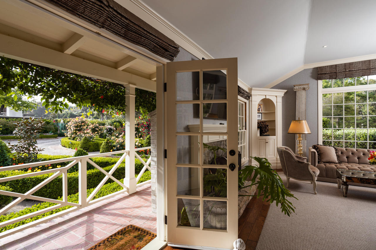 1077 Summit Road Santa Barbara, CA 93108 - Photo 24 of 49 a view of a balcony with chairs