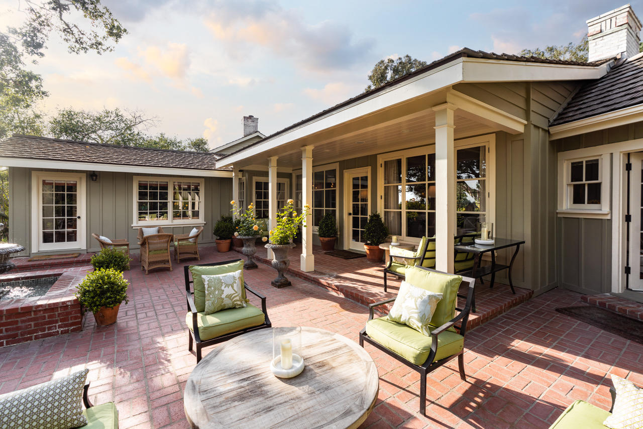1077 Summit Road Santa Barbara, CA 93108 - Photo 29 of 49 a view of a house with backyard and sitting area