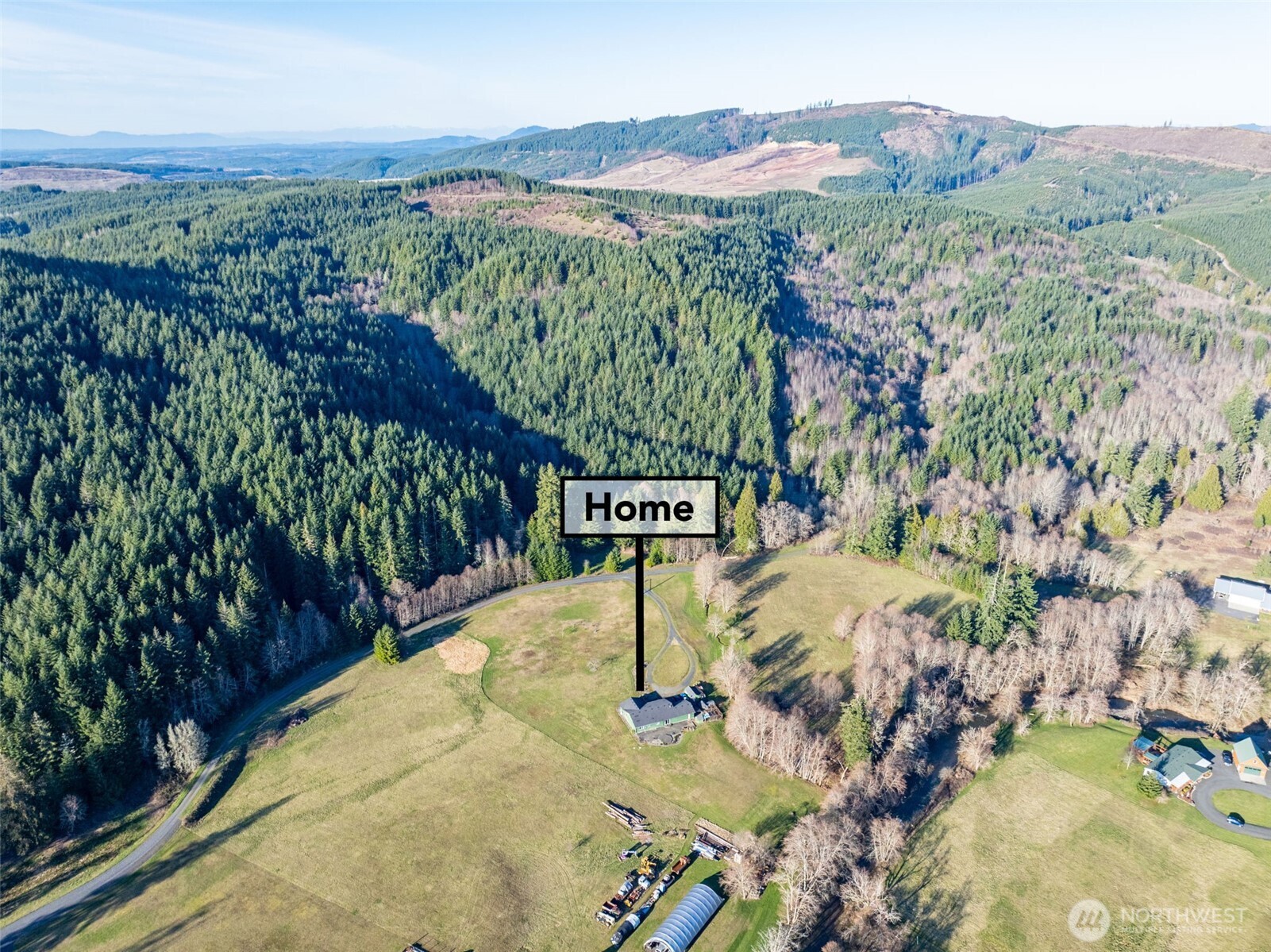 146 Rocky Lane Chehalis, WA 98532 - Photo 38 of 40 a view of a city with flower in the background