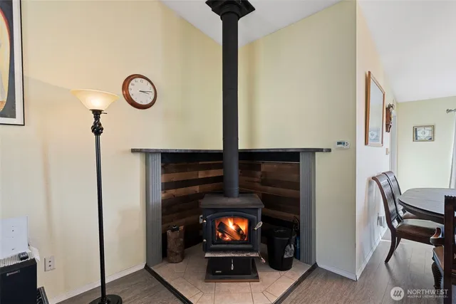 a view of livingroom with furniture and wooden floor