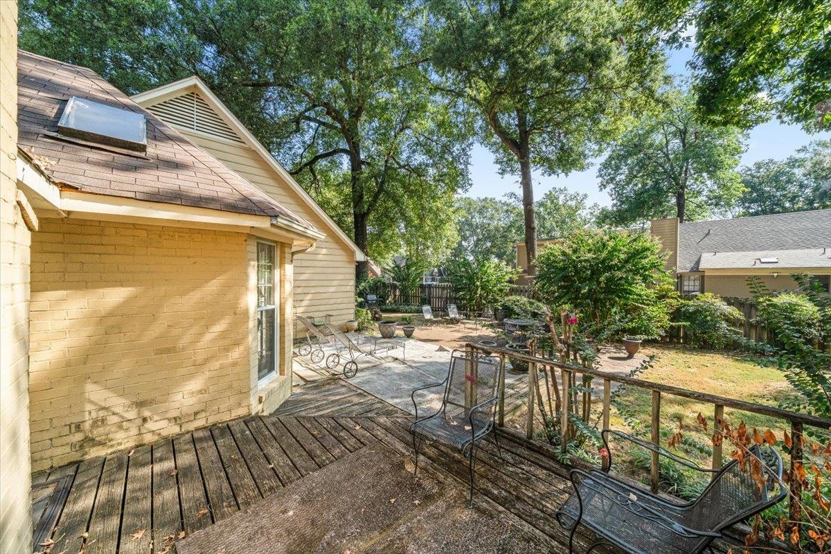 1880 Newfields Road Germantown, TN 38139 - Photo 30 of 34 Deck featuring a patio area and a fenced backyard