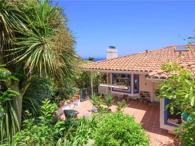 a view of a house with a patio