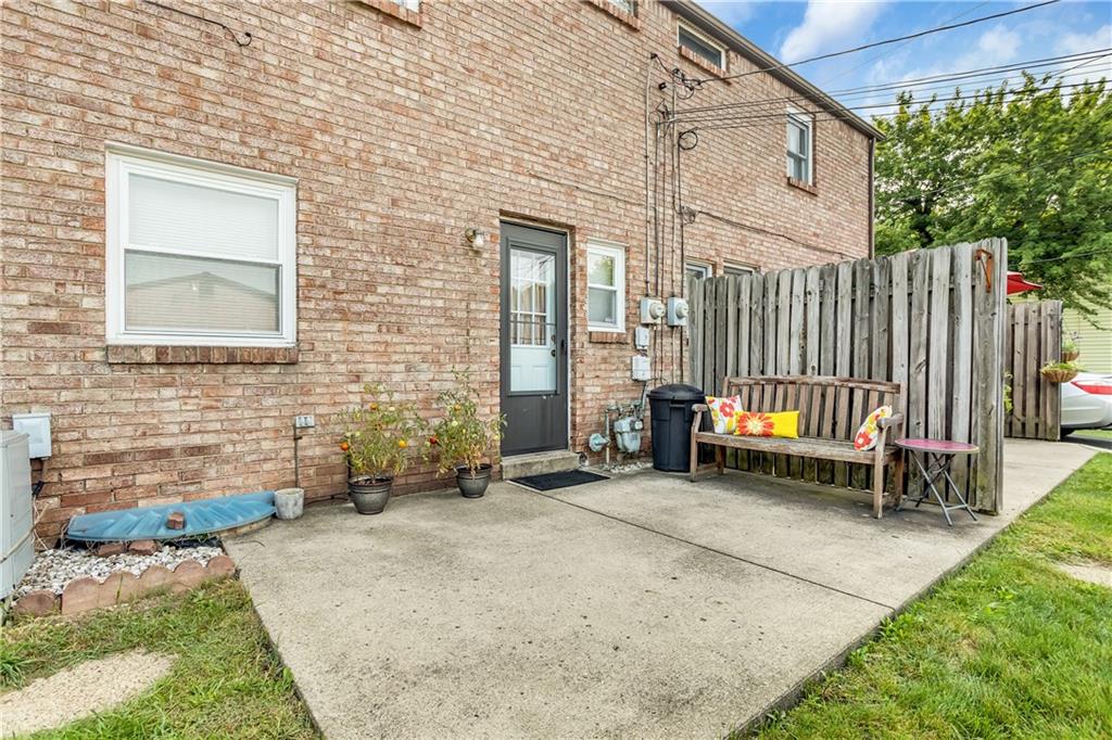 1685 Brodhead Road, Unit 2 Coraopolis, PA 15108 - Photo 23 of 25 Patio and back door.