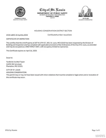 $1,200 | 507 North 13th Street, Unit 303, St. Louis, MO 63103