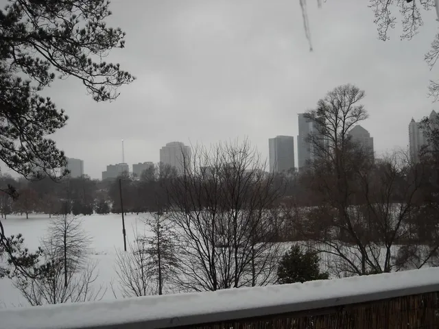 a view of a lake from a balcony