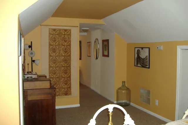 a bathroom with a sink and glass door
