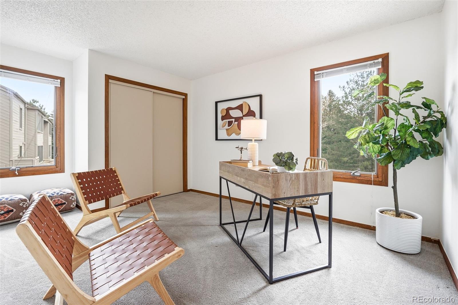 23557 Genesee Village Road, Unit A Golden, CO 80401 - Photo 15 of 38 a living room with furniture and a potted plant