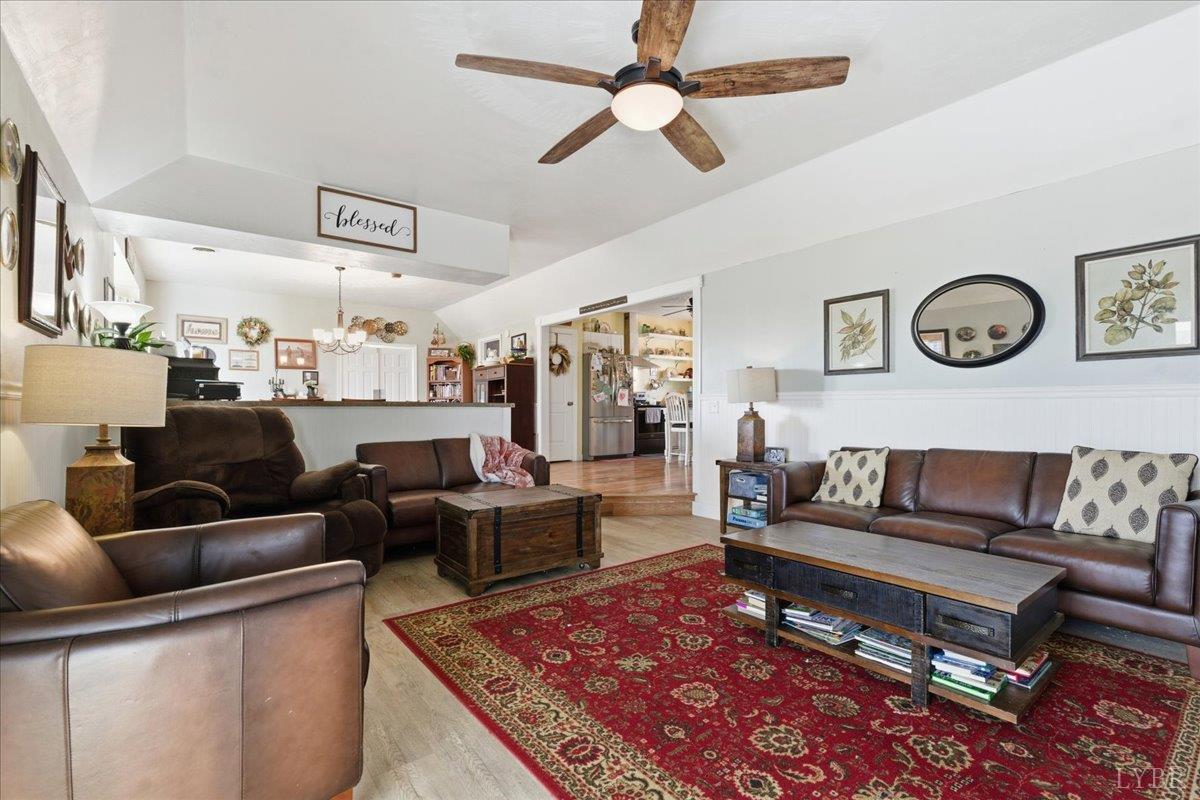1618 Quaker Church Road Bedford, VA 24523 - Photo 20 of 50 a living room with furniture and a rug
