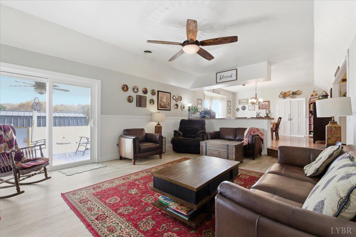 1618 Quaker Church Road Bedford, VA 24523 - Photo 21 of 50 a living room with furniture and a large window