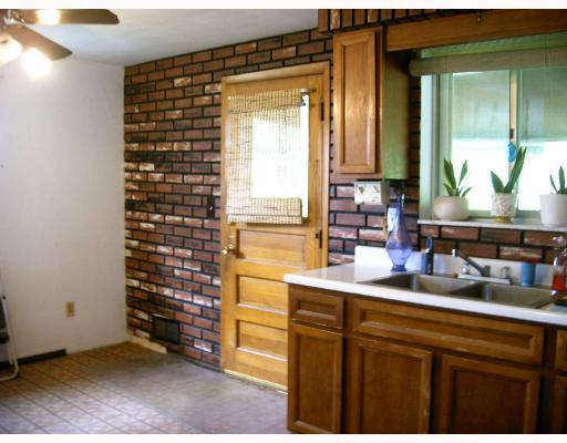 Kitchen. Spacious size kitchen leading to large deck