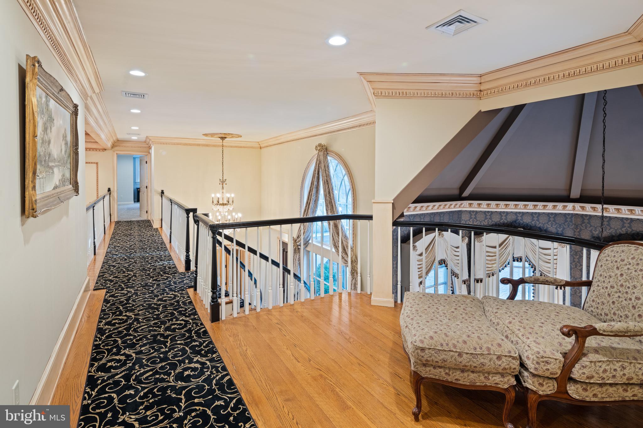 3728 Windy Bush Road New Hope, PA 18938 - Photo 43 of 68 Second Floor Hallway Overlooking Foyer