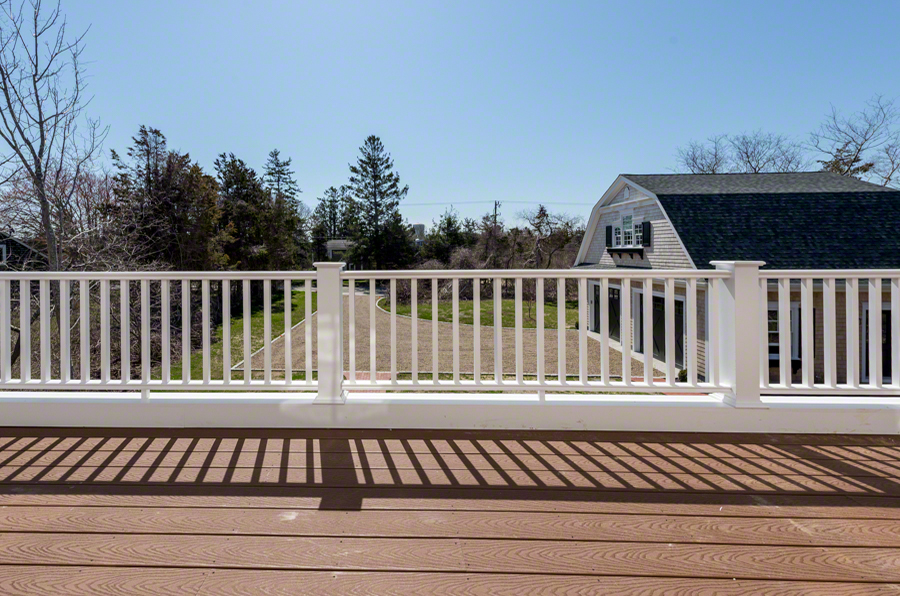 57 Clevelandtown Road Edgartown, MA 02539 - Photo 20 of 34 a white bench sitting on top of a roof