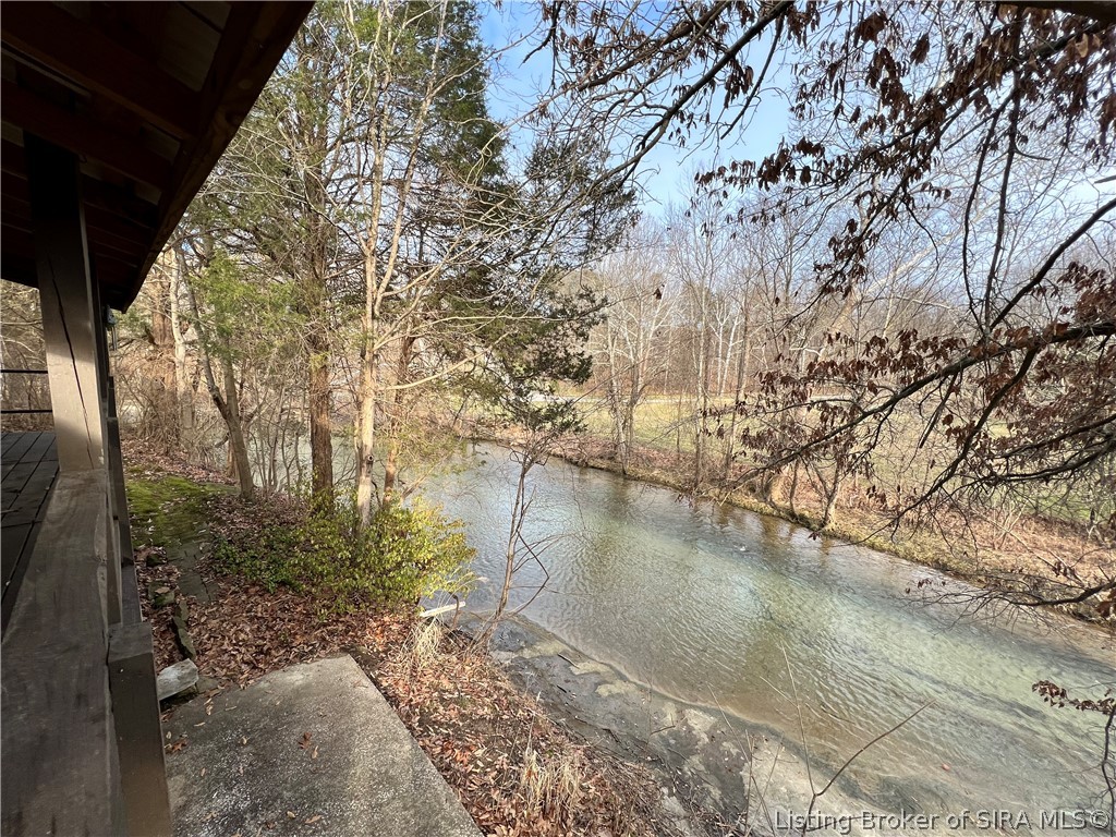3272 Edwardsville Galena Road Georgetown, IN 47122 - Photo 4 of 25 View of creek off patio