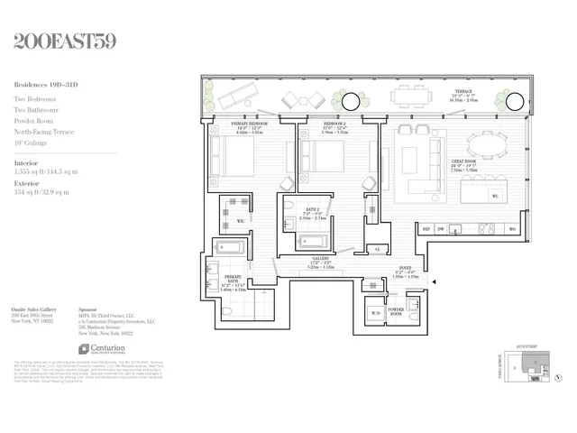 $4,100,000 | 200 East 59th Street, Unit 25D | Midtown East
