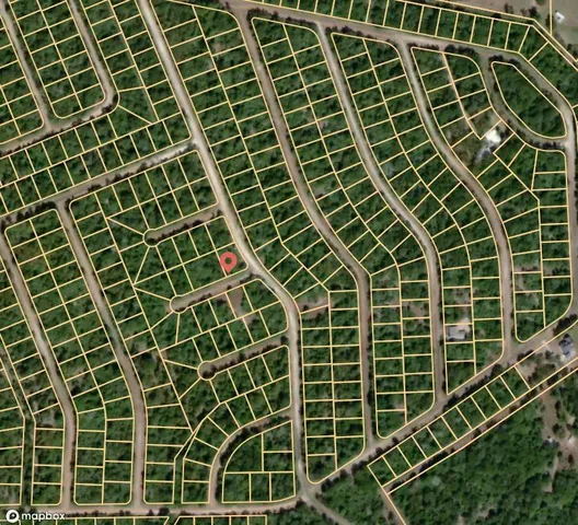 a view of a blue building