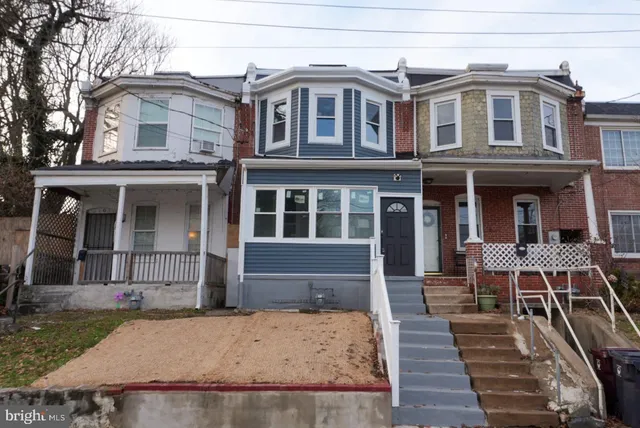 front view of a house with a porch